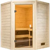 Karibu Innensauna Danika inkl. Saunaofen 3,6kW integr. Steuerung