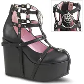 DemoniaCult POISON-25-1 Damen Booties von , Schwarz EU 39, US 9