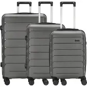D&N Travel Line 4100 4 Rollen Kofferset 3-teilig