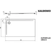 Kaldewei 386247983675 DW SUPERPLAN Mod.1862-5, 1000 x 1600,