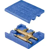Geberit GE Mepla Kreuzungs-T-Stück, mit Box, d26 x 20 x 26 mm, MS, 1 Stk.