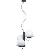 Eglo Pendelleuchte Sabalete, 3 flammige Hängelampe Modern, Hängeleuchte, Esstischlampe, Wohnzimmerlampe hängend mit E27