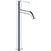 Kludi NOVA FONTE PURA Waschschüssel-Einhandmischer, Einlochmontage, Auslaufhöhe 240mm, ohne Ablaufgarnitur, 202980515, Farbe: Chrom