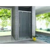 BELVIT Duschabtrennung 3 Schiebetüren 8mm ESG Glas Nano 140x200 cm