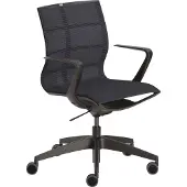 Sedus se:joy, Netz-Sitz, Netz-Rückenlehne, Schwarz, Schwarz, Polyester, Polyester