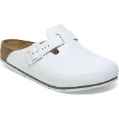 Birkenstock Damen/Herren-Haus & Arbeitsschuh, Boston PRO LE White, Größe 40
