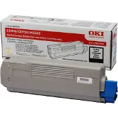 OKI 43865724 SCHWARZ TONER - 8000 SEITEN FÜR C5850DN