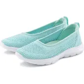 LASCANA Sneaker Ballerinas Halbschuh, Slip-On-Sneaker, mint Größe 41