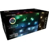 SELF IMPORT AGENCIES LED Lichterkette RGB 198er Strom Timer Fernbedienung außen Funktionen 19,8m