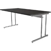 Kerkmann Büromöbelfabrik kerkmann Schreibtisch ARTLINE (B)2.000 mm anthrazit Speditionsversand