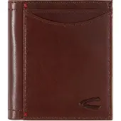 Camel active Leder Geldbörse SALAMANCA – Kompakte Kreditkarten Hochformat-Börse braun
