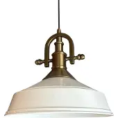 Bamyum Pendelleuchte Asletl Ø35 cm, Industrial Weiß-Weiß Metall Hängelampe