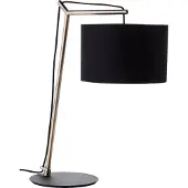 Eglo goldene Tischlampe | 52 cm Höhe | 1x E14, max. 7 W | inkl. Schalter | Metall/Textil