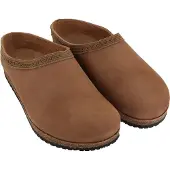 Stegmann Leder Clogs Flexibles Kork-Leder-Fußbett , Hausschuh aus Leder, Bester Tragekomfort und optimale Passform