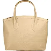Cluty Henkeltasche echt Leder, Made in Italy