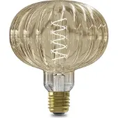 Calex LED Lampe E27, Flex Filament, Amber, 2000K Warmweißes Licht, Dimmbar
