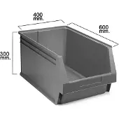 Tayg Gaveta Apilable Gris Nº60 600x400x300 mm.