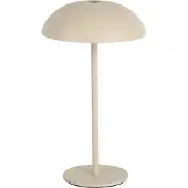 Arcchio LED-Akkutischleuchte Thenra, beige, Wandhalterung