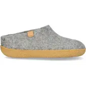 Tofvel Pantoffel Unisex Slipa Grau Wollfilz