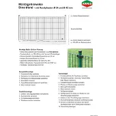 GROEN & JANSSEN GroJa Stecksystem Alu-Abdeckleiste, 300 cm für 7x7 Pfosten Silber