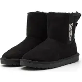 Kangaroos K-UK Holy Mädchen Winterstiefel in Schwarz, Größe 34