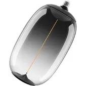Ledvance Vintage 1906 Big Elipse Oval ist eine dimmbare LED-Lampe aus Kunststoff mit Filament in Ellipsenform. Sie bietet 12 W für 300 lm, E27 Fassung, Smoke Design, 200 mm Durchmesser, CRI 80, 1800 K.