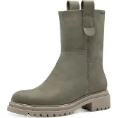 Tamaris Damen Stiefelette Reißverschluss Leder Warmfutter Laschen 1-26813-41, Größe:40 EU, Farbe:Grün