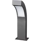 LUCANDE LED-Sockelleuchte Lennik, 40 cm, anthrazit, Metall