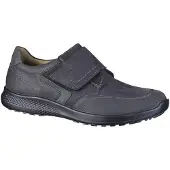 Jomos Herren Leder Slipper schwarz, Textilfutter, Aircomfort Fußbett