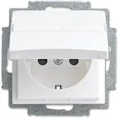 Busch-Jaeger 20 EUKNB-914, Typ F, 2P+E, Weiß, 250 V, 16 A, 51 mm