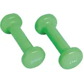 Schildkröt Fitness VINYL HANTEL Set, 2x 0,5kg (green), in 4C-Box,