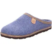 Rohde Damen Pantoffel Hausschuh aus Softfilz mit losen Einlagen D.Meran 6815, Größe:42 EU, Farbe:Blau