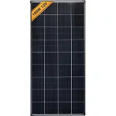 EnjoySolar enjoy solar Solarpanel monokristallines Solarmodul 180W 12V (schwarzer Rahmen), 158,75mm Perc-Zellen, 0% MwSt.