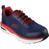 SKECHERS Work RINGSTAP ARCH FIT SR Herren S3 Arbeitsschuhe Marine/Rot 44