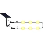 Lumisky Hybrid Solar Lichterkette BOLLY 5.5m
