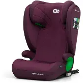 Kinderkraft JUNIOR FIX i-Size - Autositz 100-150 cm - R129 Norm - ISOFIX - SPS - H-GUARD - 10-fach verstellbare Kopfstütze - Waschbarer Bezug - Rot
