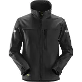 Snickers Workwear Allroundwork, Softshell-Jacke, Schwarz - Schwarz (0404), XXXL