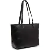 The Chesterfield Brand Schultertasche mit Laptopfach Astano Shopper Black schwarz