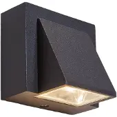 LINDBY - Moderne Außenleuchte I Wandleuchte fur Außen I Gartenlampe I Gartenleuchte schwarz inkl. LED - Marik I Außenbeleuchtung - Aluminium Quadratisch - I (nicht austauschbare) LED
