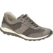 Gabor 06.966 Damenschuhe - bequeme Schnür- Halbschuhe grau Freizeit NEU