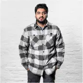 Stier Heavy Lumber Jacket bci Baumwolle XXL buffalo plaid grey