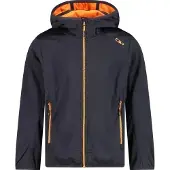 CMP Kid Jacket Fix Hood Antracite-Flash Orange 92
