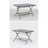 Gardissimo GARDA Gartentisch Klapptisch 120x80cm klappbar anthrazit