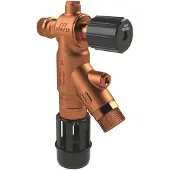 Kemper Fk-4 Systemtrenner-Auslaufventil 36701015 BA, aus Rotguss, mit Griff