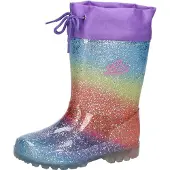 Lico Gummistiefel Power Blinky mit Blinklichtern für Kinder, wasserdicht, rutschfest, Größe 23