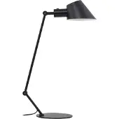 LINDBY Tischleuchte Corali, schwarz, Metall, Höhe 64cm