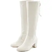 LASCANA Schlupfstiefel Schlupfboots, Slouchy Boots, Slip-On, creme Größe 38