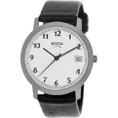Boccia 3617-01 Titan-Damenuhr mit Lederband