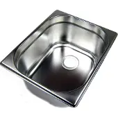 ACMax Waschbecken Edelstahl Spülbecken Camping Spüle 325x265x150