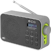 Ecg RD 110 DAB+/FM Radio, Schwarz, Alarm auswahl: Signal/Radio